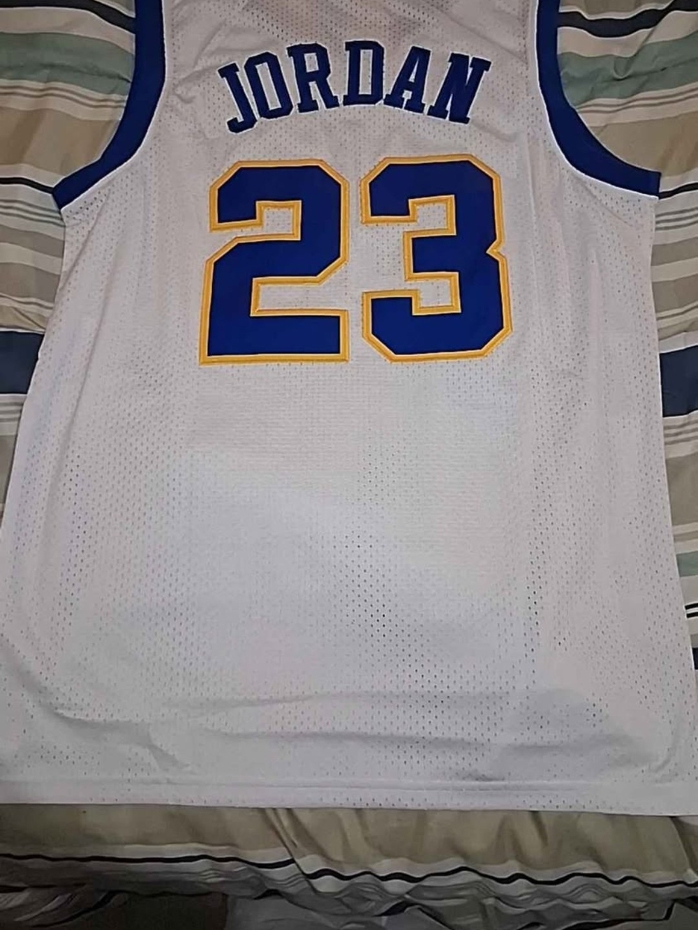 Micheal Jordan #23 Laney HighSchool Basketball Jersey Brand New